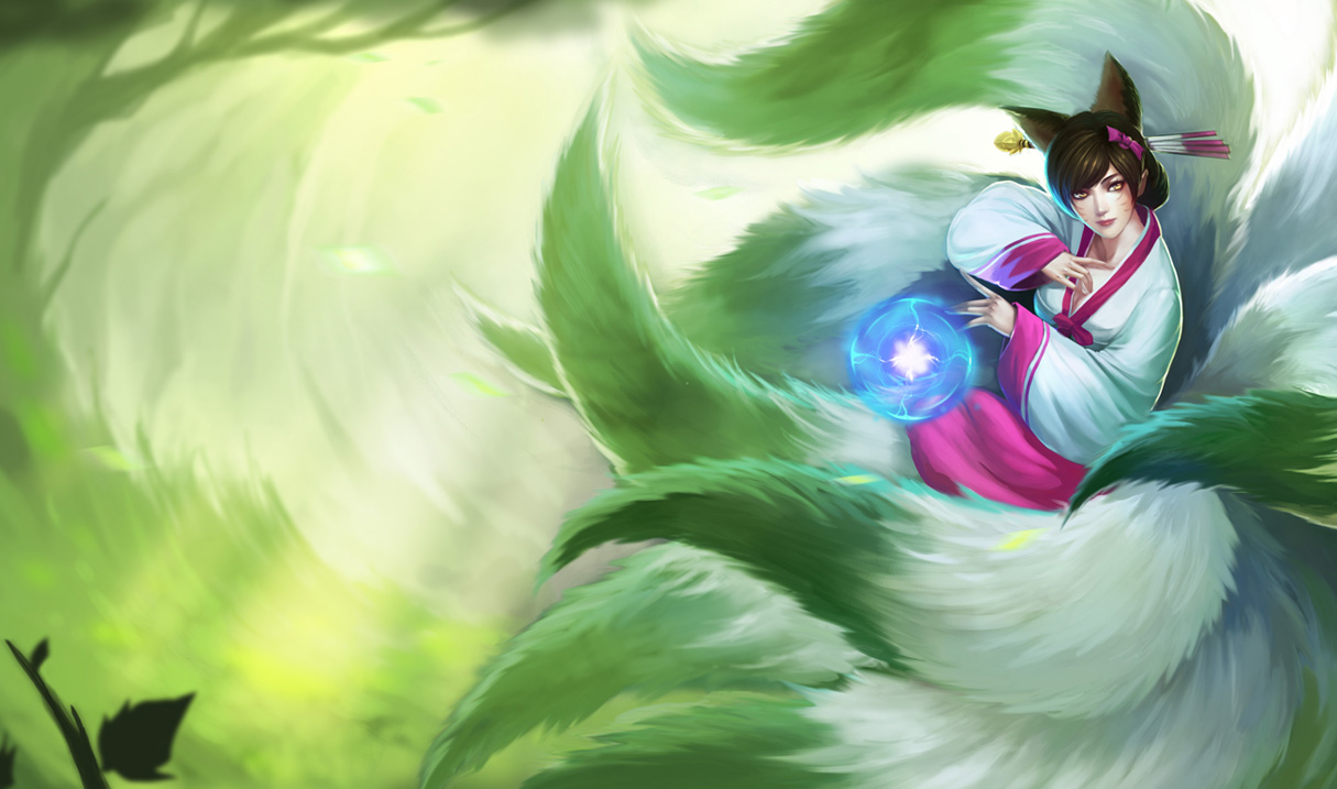 League Of Legends Ahri - HD Wallpaper 