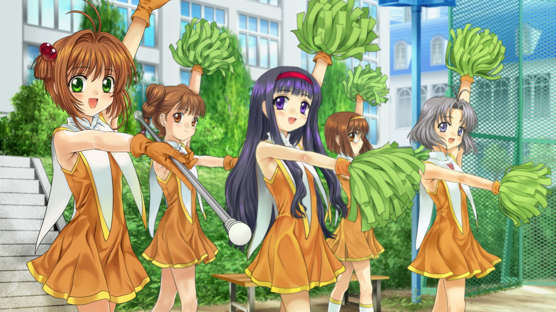 Sakura Kinomoto School Uniform - HD Wallpaper 