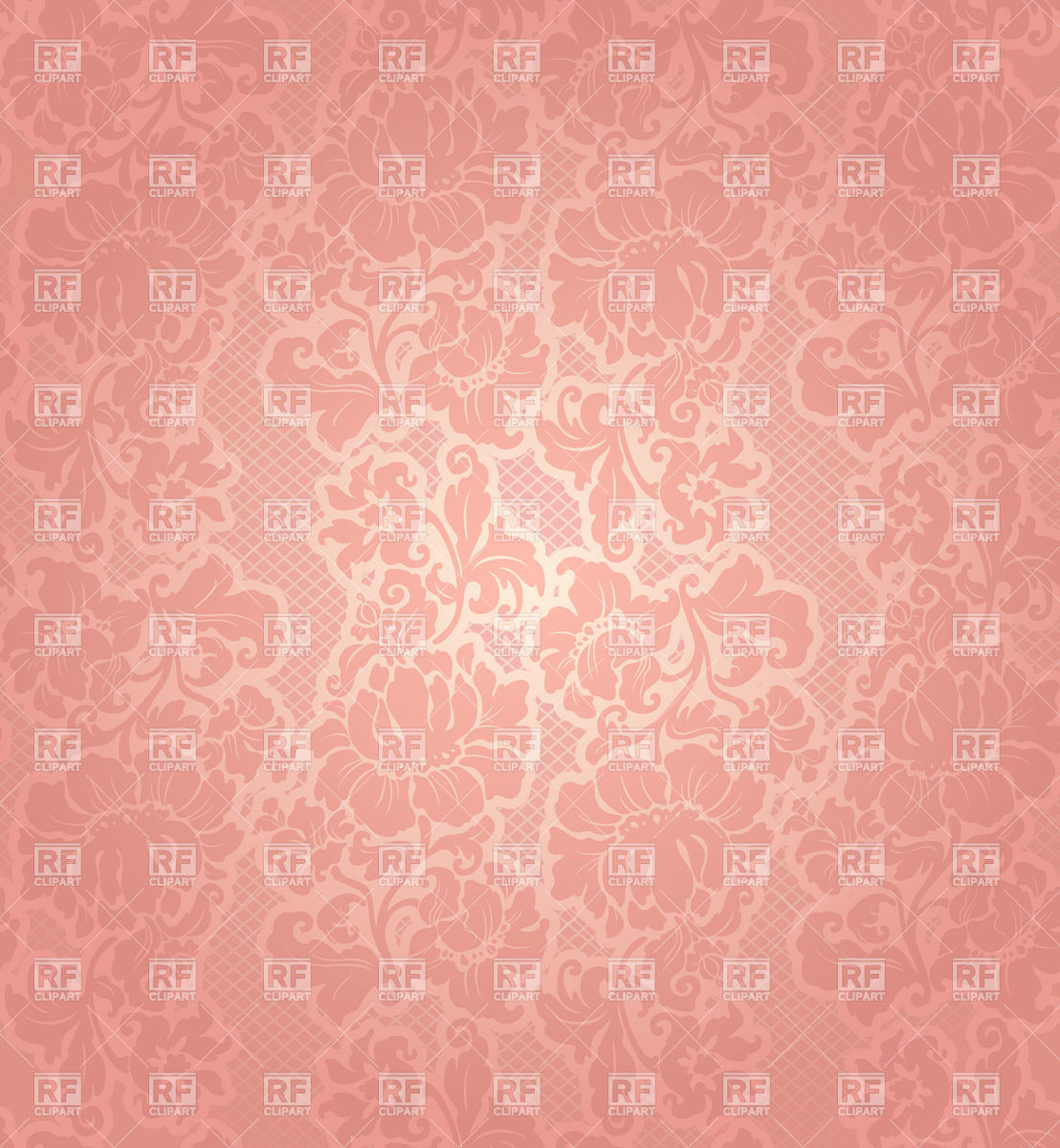 Pink Victorian Floral Wallpaper Vector Image Vector - Pink Background For Jewellery - HD Wallpaper 