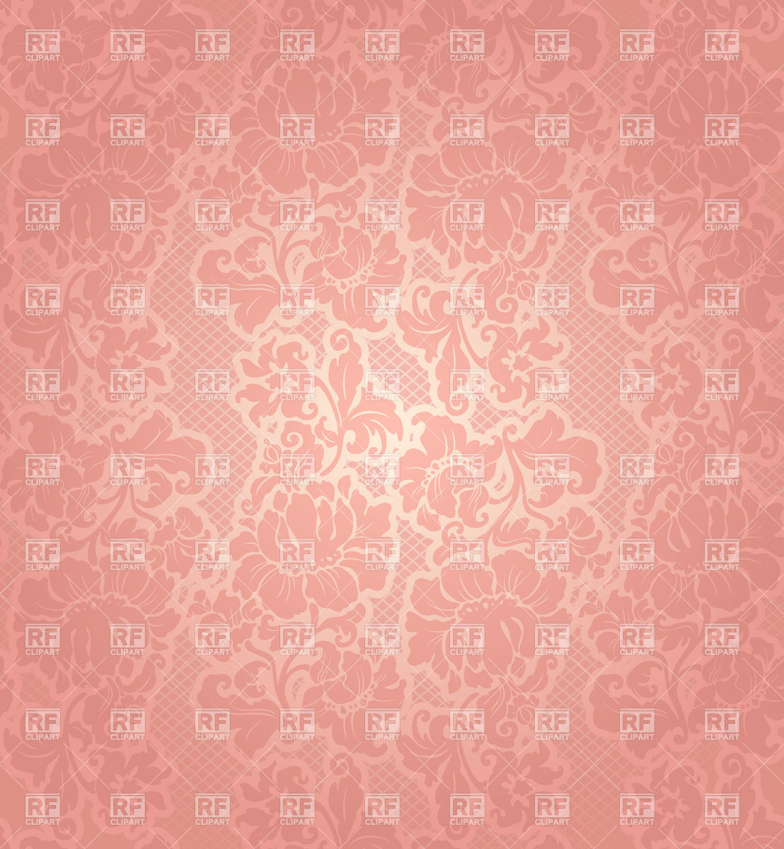 Pink Victorian Floral Wallpaper Vector Image Vector - Pink Background For Jewellery - HD Wallpaper 