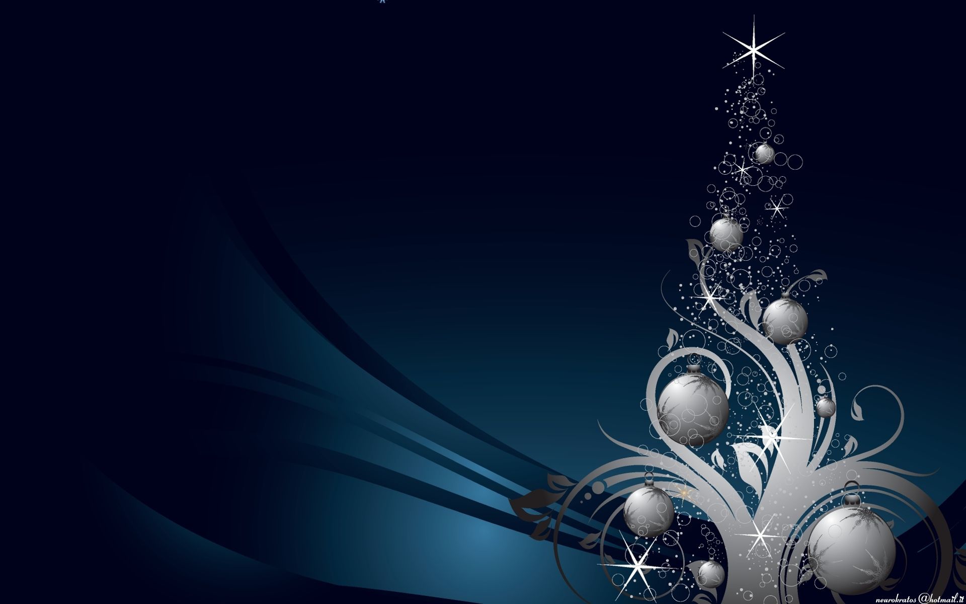 Dark Blue Christmas Background - HD Wallpaper 