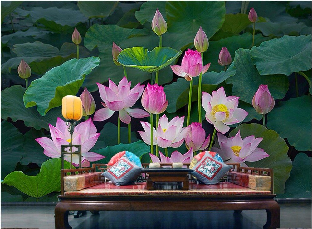 3d Lotus Flower Painting - 1000x733 Wallpaper 