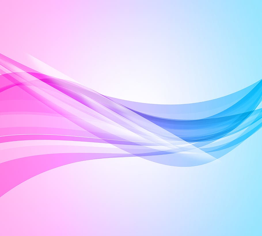 Teal, Purple, Digital, Wallpaper, Pink And Blue, Painting, - Pink And Blue Abstract - HD Wallpaper 