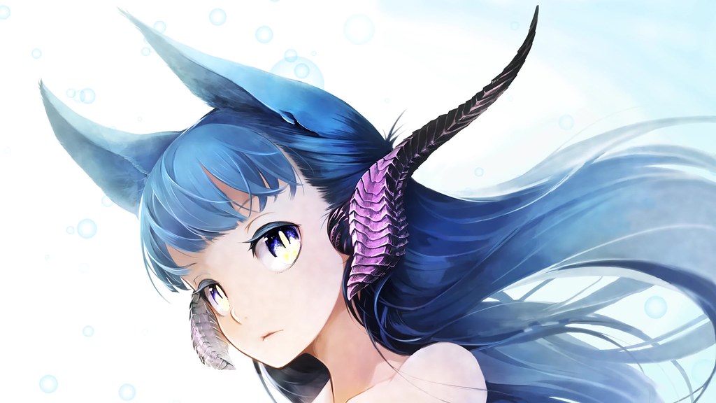 Anime Girl Animal Ear - HD Wallpaper 