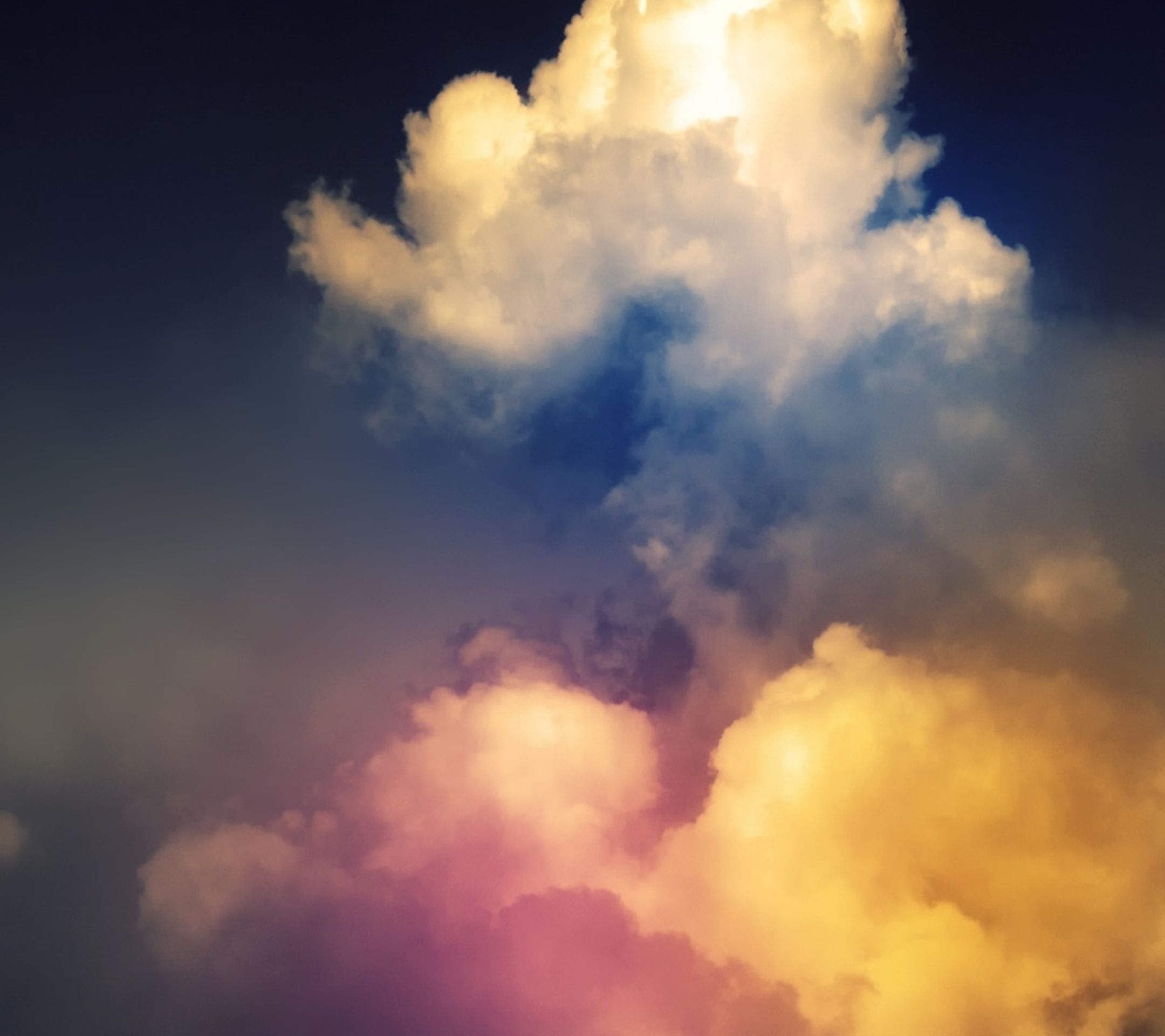 Pastel Clouds Wallpaper - Whatever Is Born Of God Overcomes - HD Wallpaper 