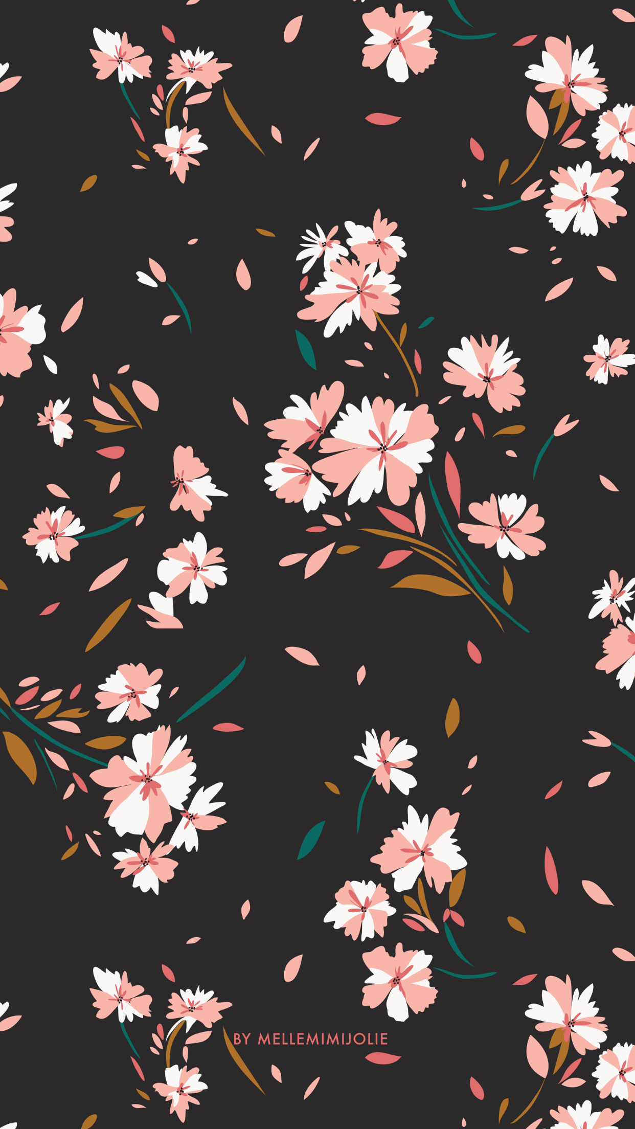 Iphone Floral Wallpaper Hd - HD Wallpaper 