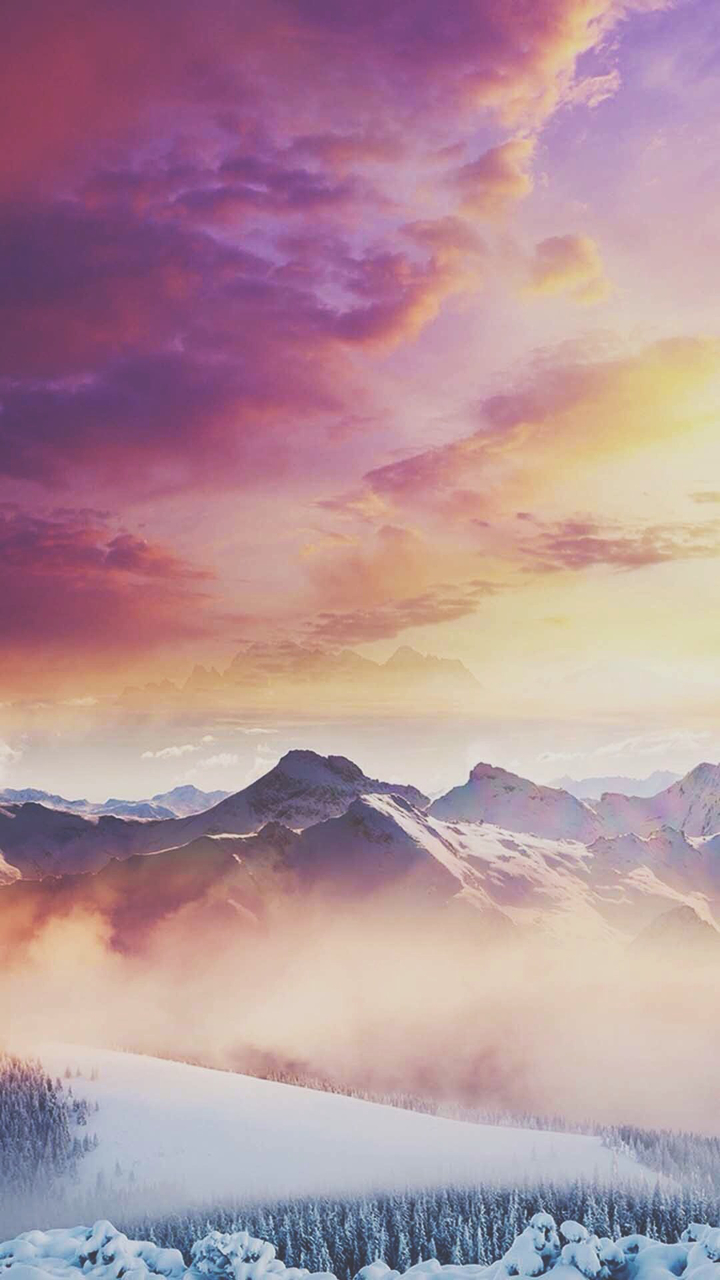 Clouds, Colours, Iphone - Light Sunset Color Palette - HD Wallpaper 