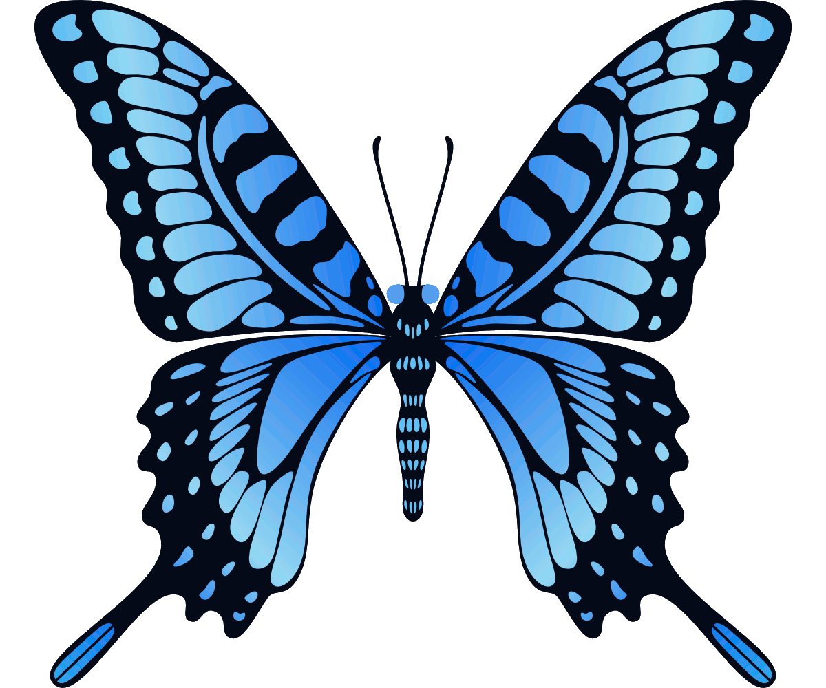 Butterfly Gif Animation Image Desktop Wallpaper - Animated Blue Butterfly Png - HD Wallpaper 