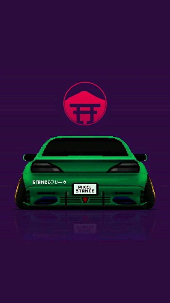 Pixel Car Racer Stance - HD Wallpaper 