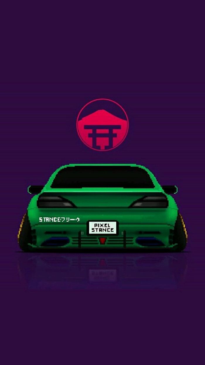 Pixel Car Racer Stance 700x1244 Wallpaper Teahub Io