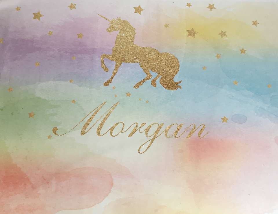 Morgan S Unicorn Birthday Party - Mane - HD Wallpaper 