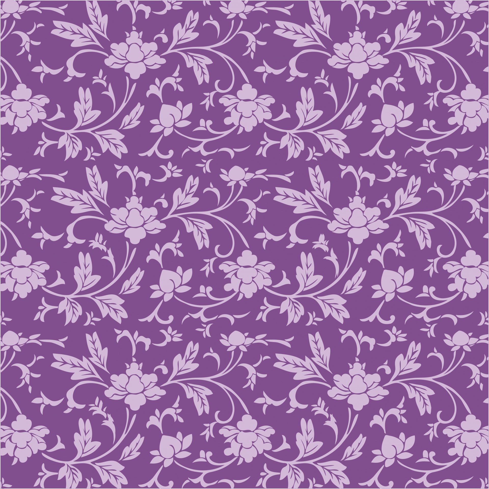 Floral Flowers Wallpaper Free Photo - Fundo Floral Roxo - HD Wallpaper 