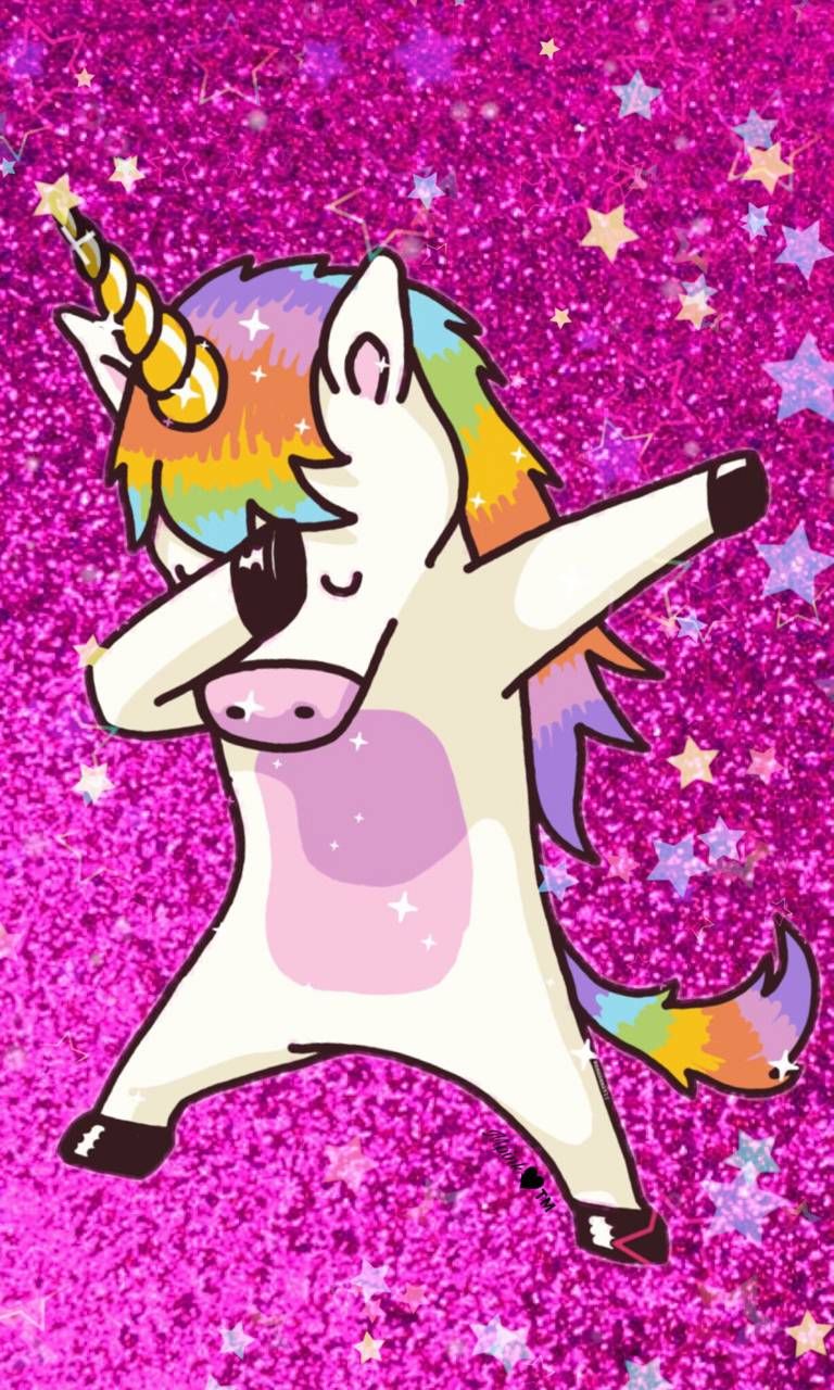 Unicorn Doing The Dab - HD Wallpaper 
