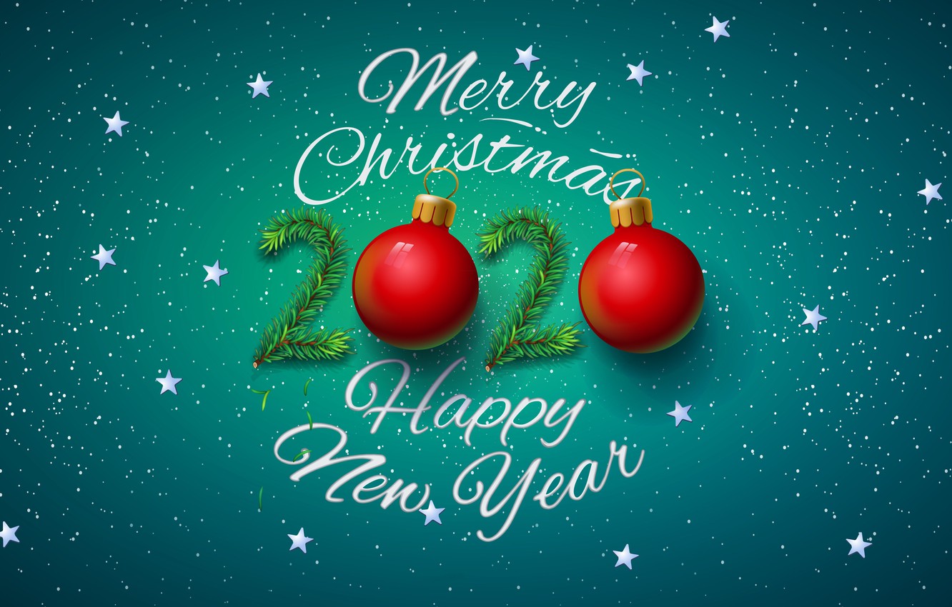 Photo Wallpaper Christmas, New Year, Happy New Year, - Christmas Wallpaper Hd 2020 - HD Wallpaper 
