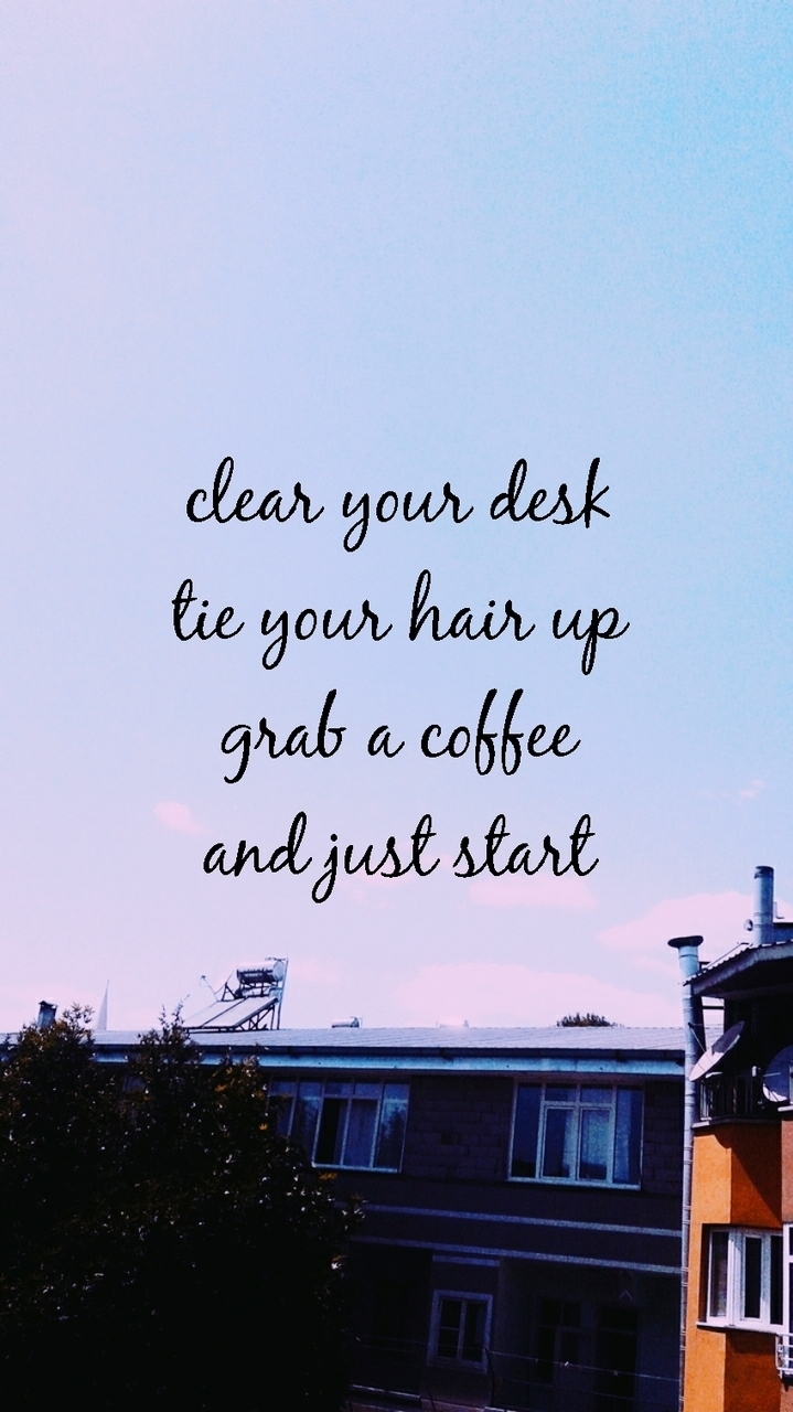 Coffee, College, And Desk Image - Motivation Wallpaper For Study - 719x1280  Wallpaper 