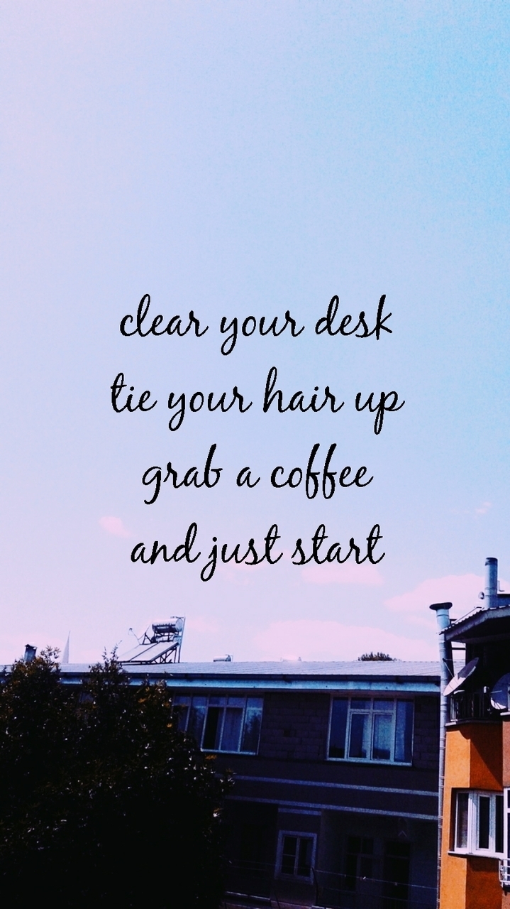 Coffee, College, And Desk Image - Motivation Wallpaper For Study - HD Wallpaper 