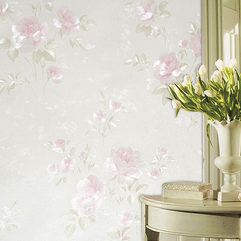 Fresh Korean Pastoral Style Wallpaper Warm Little Flower - Wallpaper - HD Wallpaper 