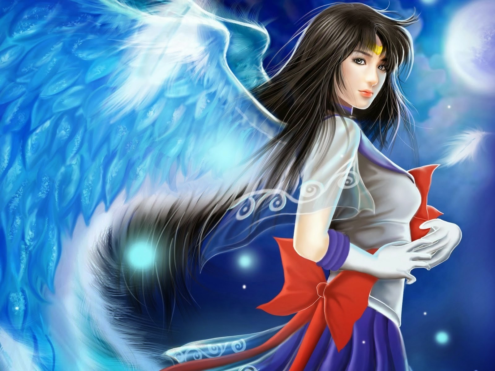 Awesomw Angel Free - Beautiful Girls Full Screen - HD Wallpaper 