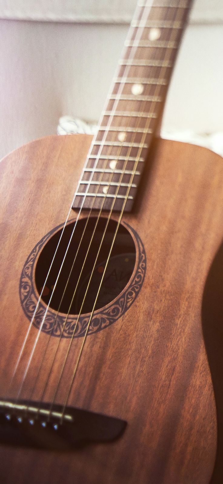 Acoustic Guitar Wallpaper Iphone X - HD Wallpaper 