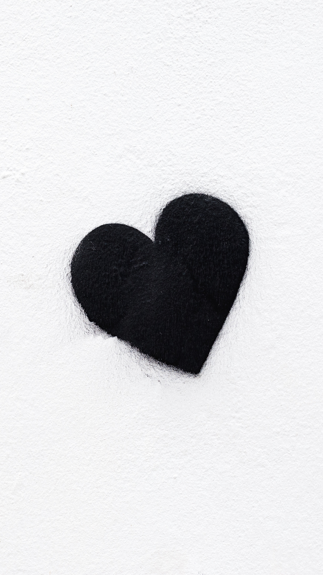 Wallpaper Heart, Bw, Love, Black, White, Minimalism - Black And White Wallpaper Heart - 1350x2400 Wallpaper Wallpaper Heart, Bw, Love, Black, White, Minimalism - Black And White Wallpaper Heart - 1350x2400 Wallpaper