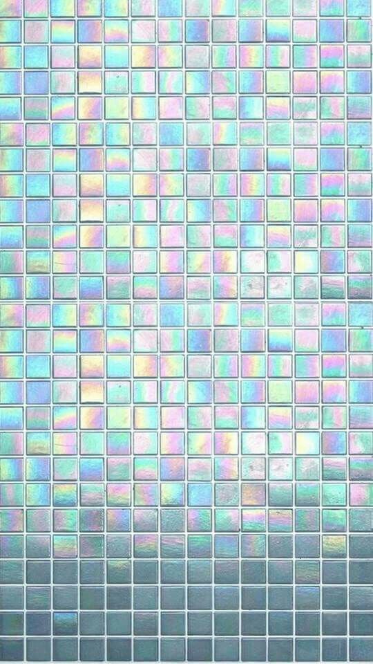 Grunge, Wallpaper, And Background Image - Holographic Tiles - HD Wallpaper 