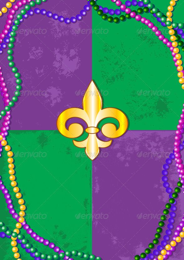 Mardi Gras Background Clipart - HD Wallpaper 