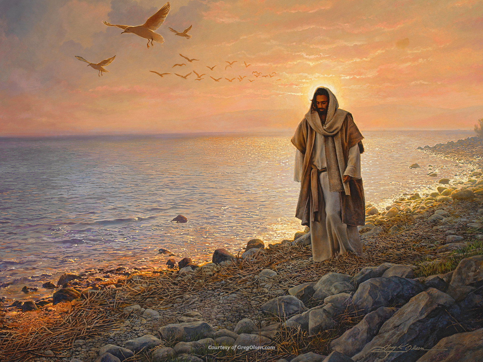 Free Downloads - Greg Olsen - Jesus Lds Wallpaper Iphone - HD Wallpaper 