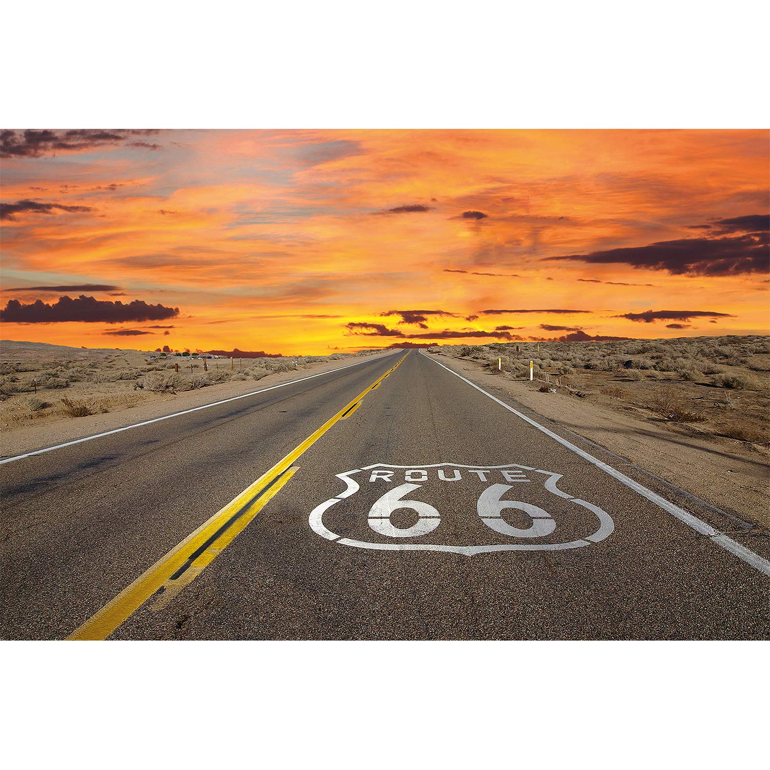 Backdrop Route 66 - HD Wallpaper 