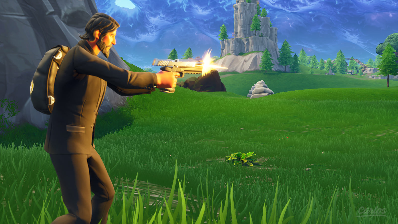 John Wick Fortnite In Game - HD Wallpaper 