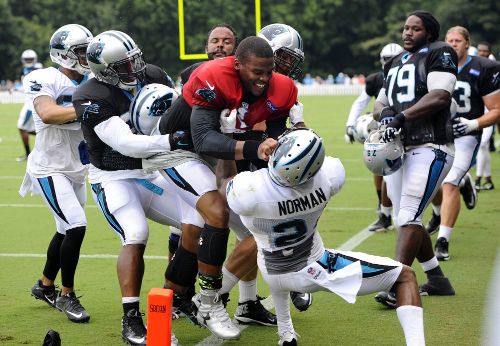 Foster Iii/the Charlotte Observer Via Ap - Cam Newton Josh Norman Fight - HD Wallpaper 
