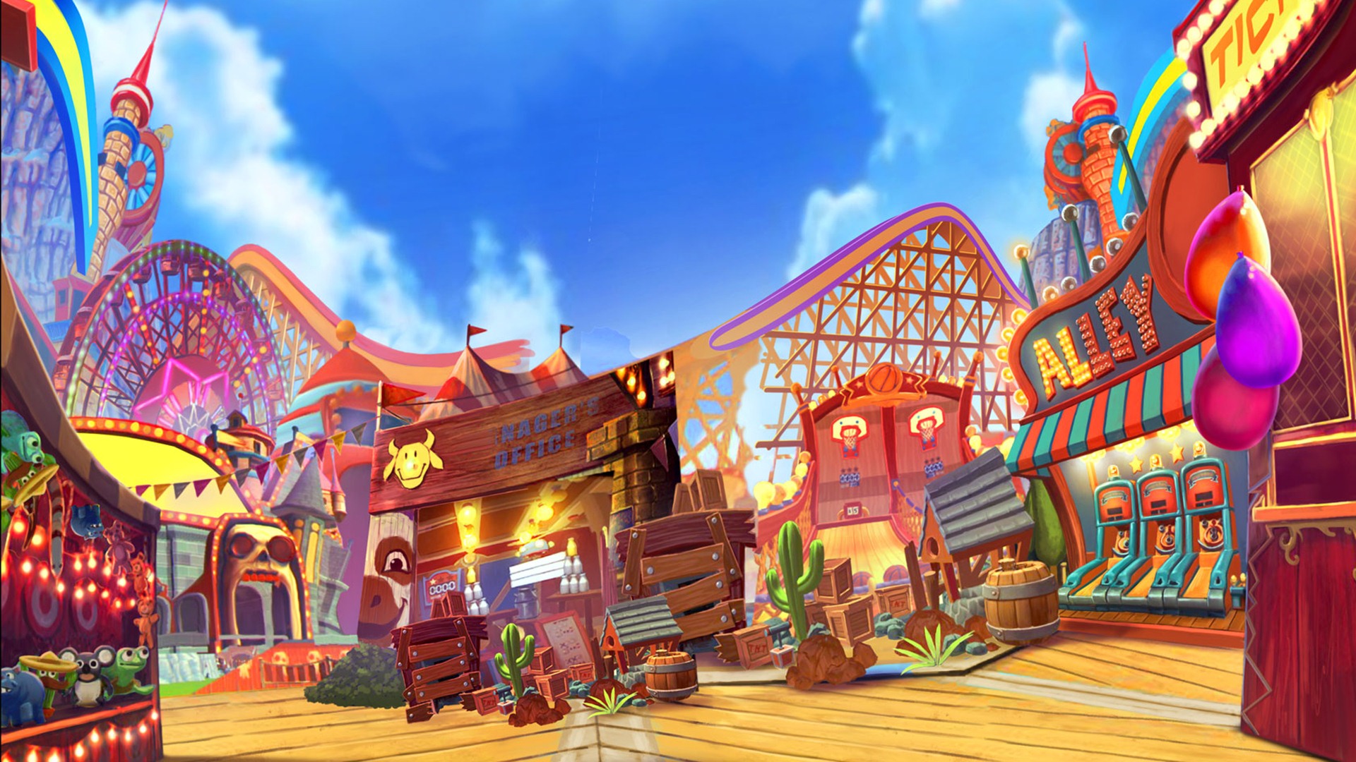 Carnival Festival Best Wallpaper - Carnival Event Games - HD Wallpaper 