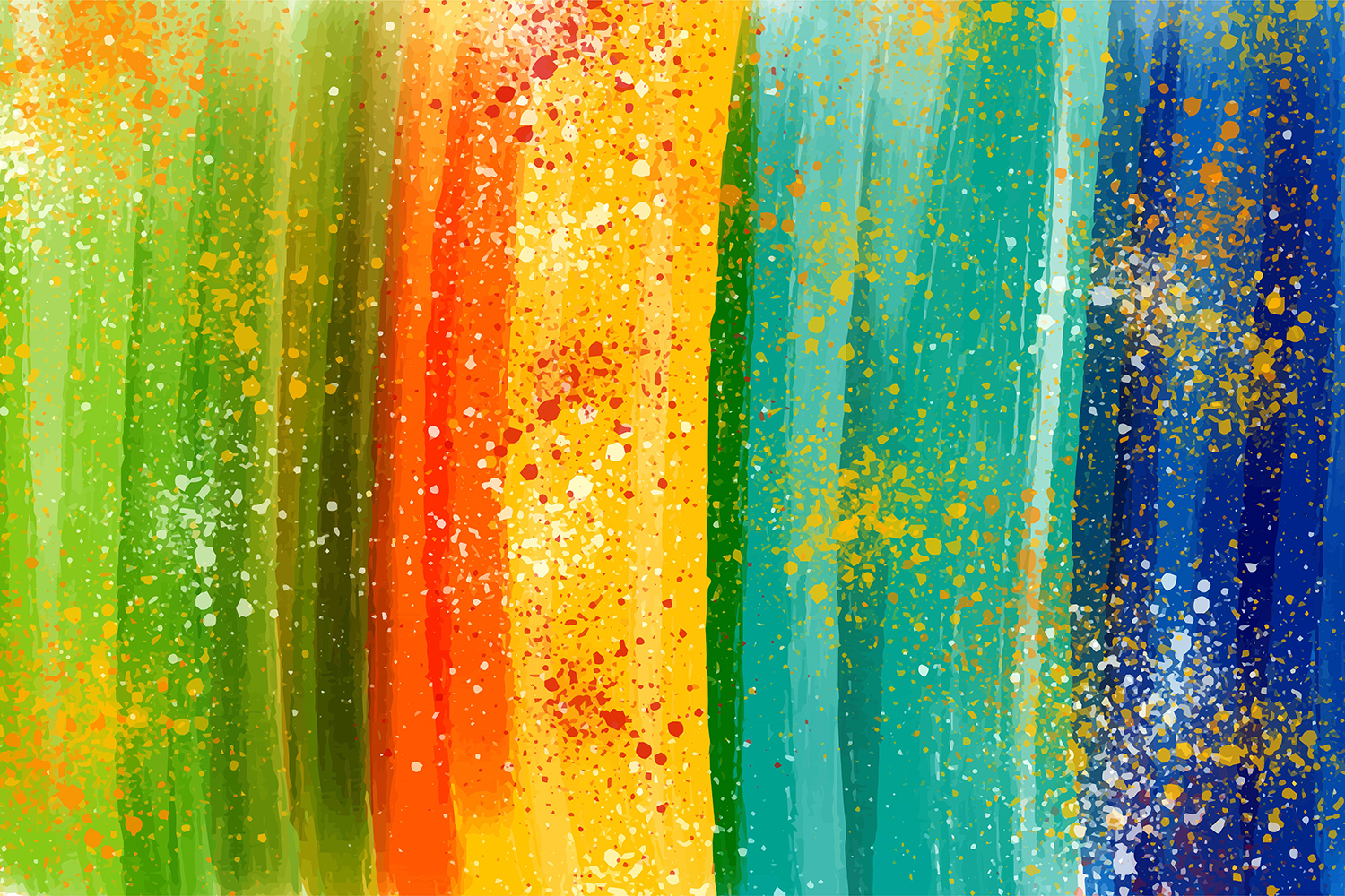 Watercolor Carnival Background Free Vector - HD Wallpaper 