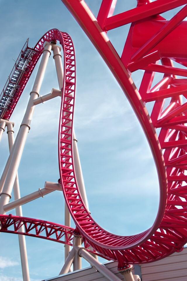 Roller Coaster Wallpaper Phone - HD Wallpaper 