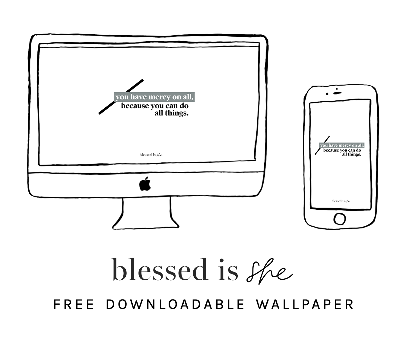 Blessed Is She Wallpaper I Can Do All Things Through - HD Wallpaper 