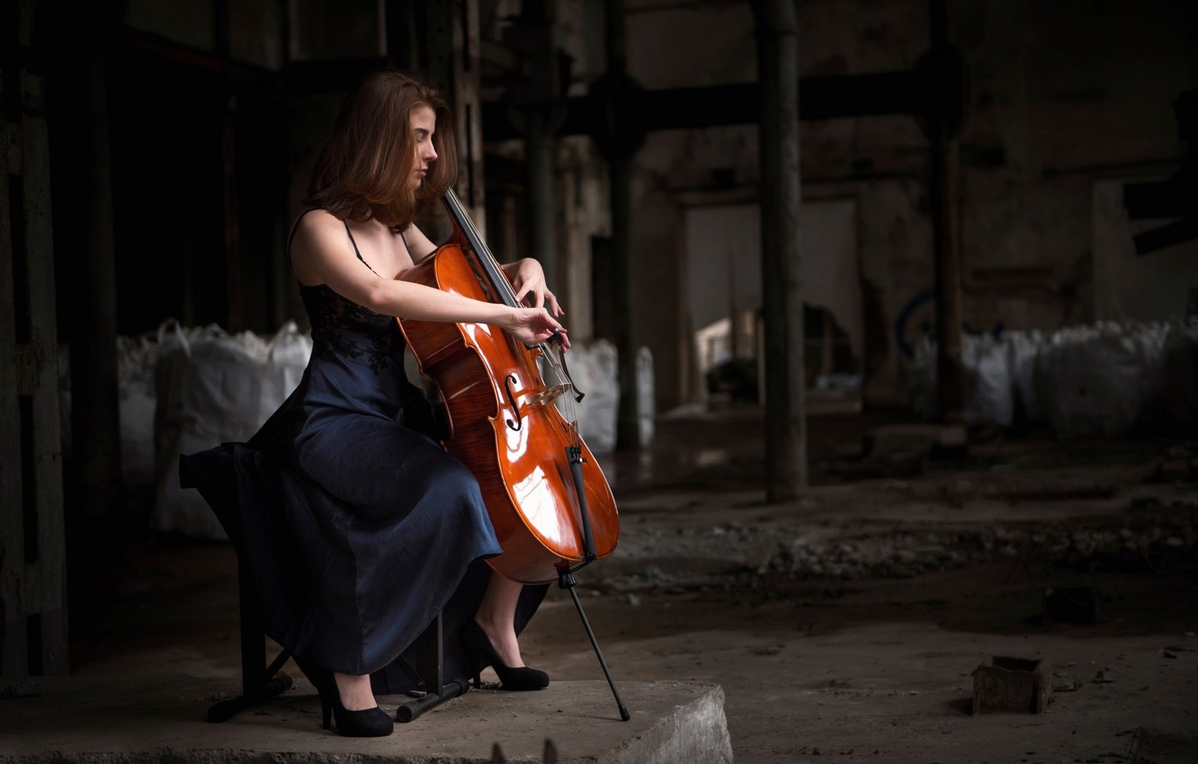 Photo Wallpaper The Game, Cello, Musical Instrument, - Cello - HD Wallpaper 