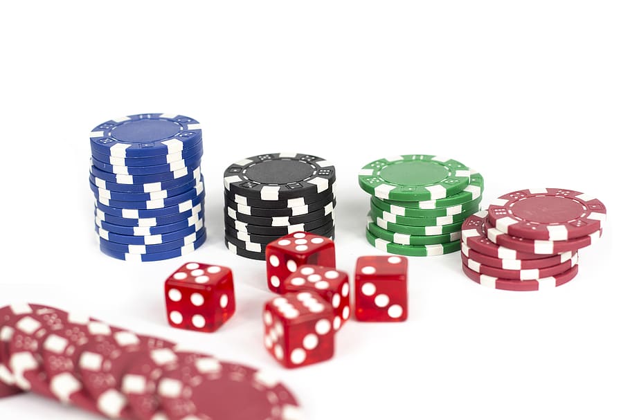 Chips, Casino, Luck, Red, Cube, Play, Risk, Gambling, - Poker - HD Wallpaper 