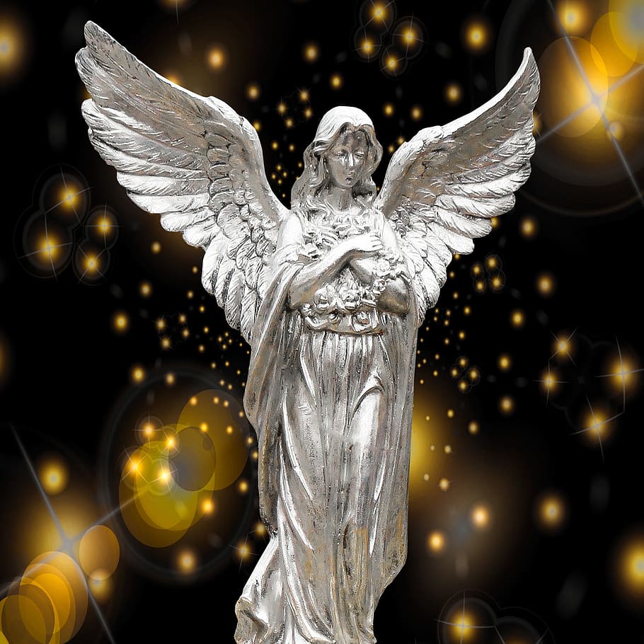Christmas Angel Wallpaper 4k - HD Wallpaper 