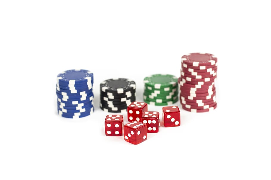 Chips, Casino, Luck, Red, Cube, Play, Risk, Gambling, - Poker - HD Wallpaper 