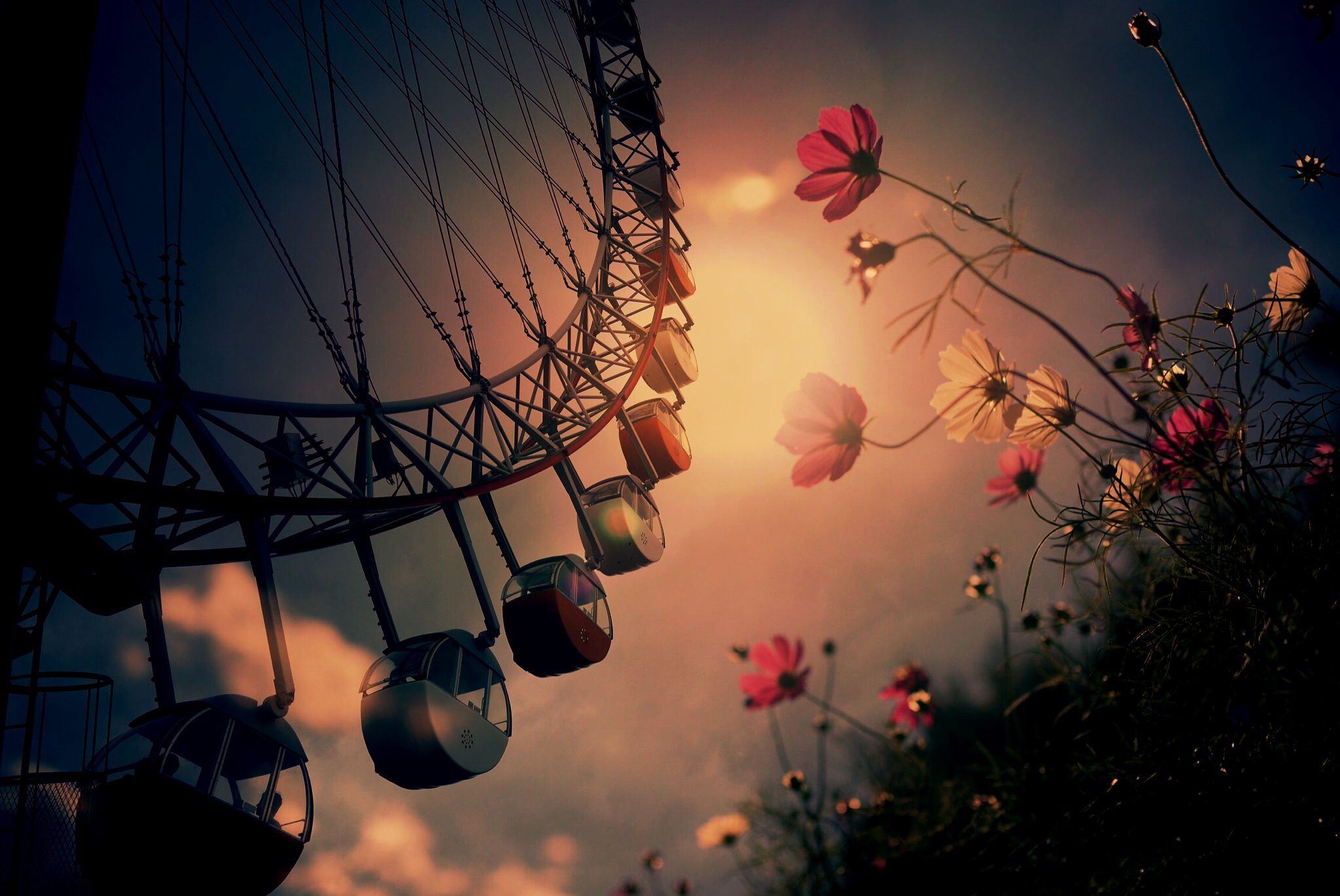 Ferris Wheel - 2048x1370 Wallpaper - teahub.io
