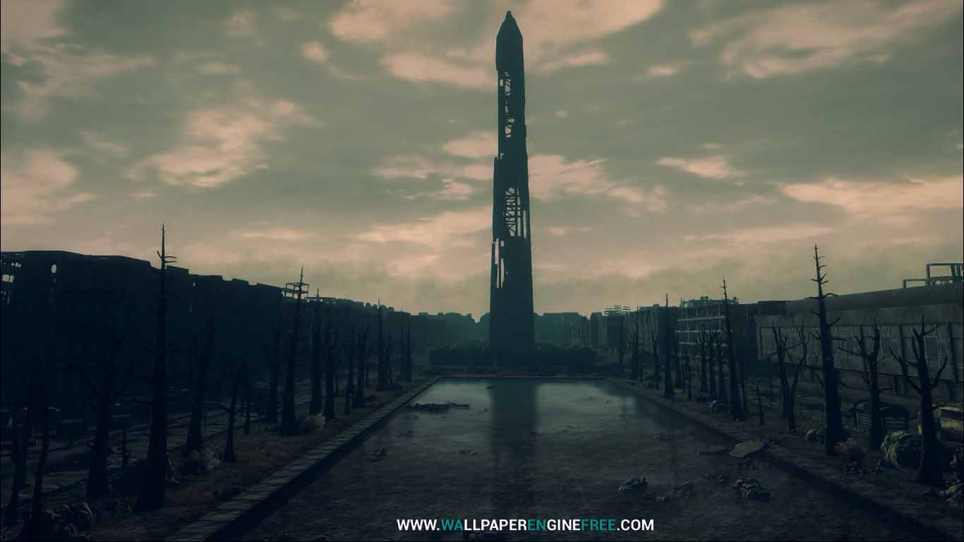 Fallout3 The Washington Monument Wallpaper Engine - Washington Monument Fallout 3 - HD Wallpaper 