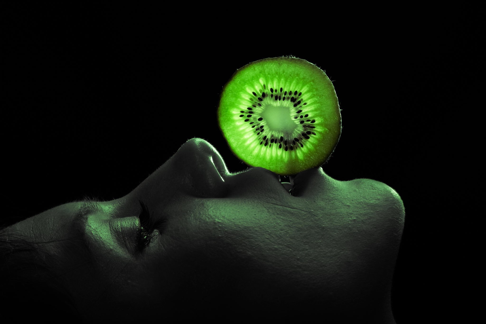 Fruit With Black Background - HD Wallpaper 