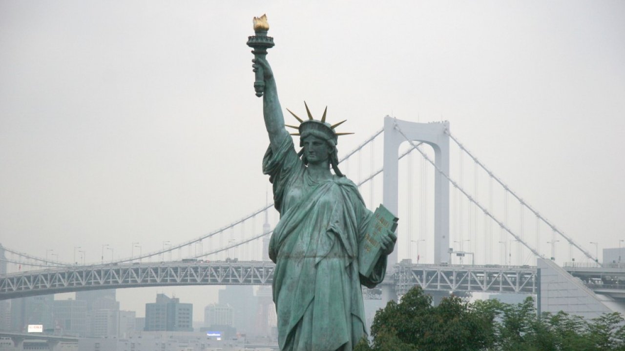 The, Statue, Of, Liberty, Widescreen, High, Resolution, - Statue Of Liberty - HD Wallpaper 