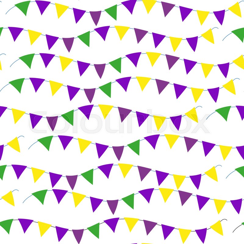 Mardi Gras Flag Pattern - HD Wallpaper 