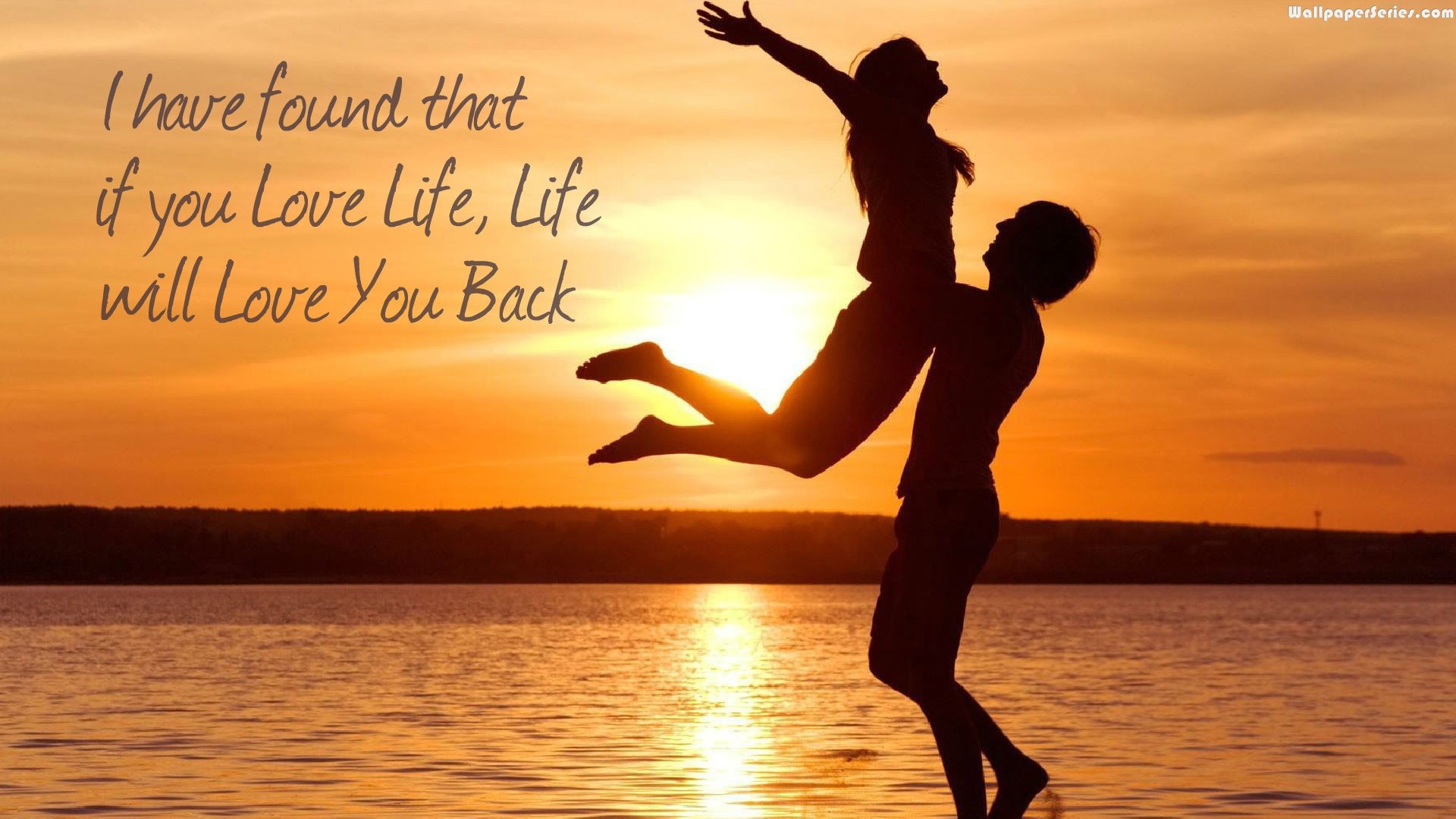 Love Life Quotes Wallpaper - Love Girls And Boys - HD Wallpaper 