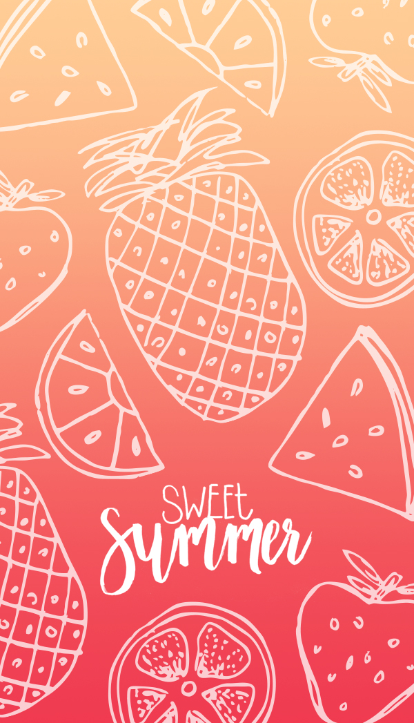 Summer Fruitwallpaper2 - Illustration - HD Wallpaper 