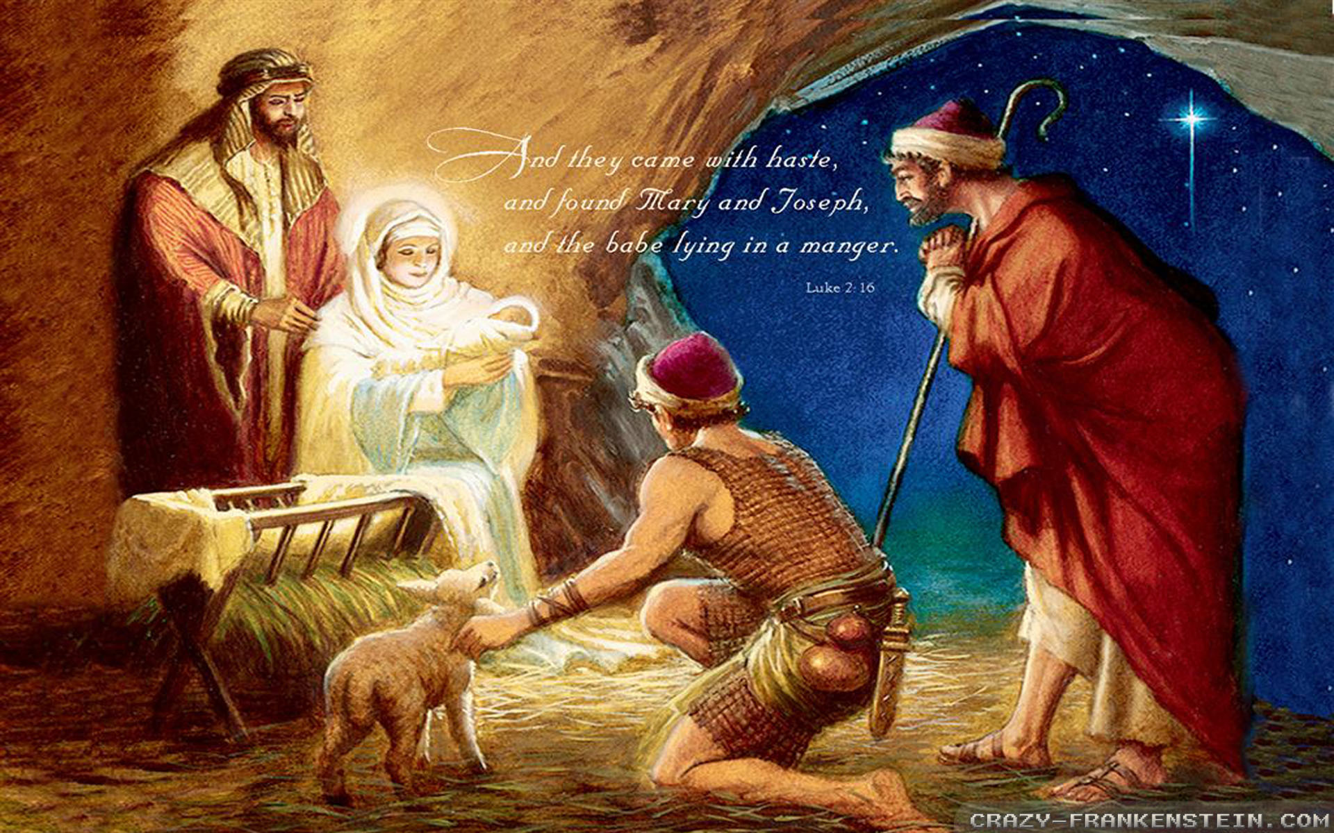 Religious Merry Christmas 2018 - HD Wallpaper 