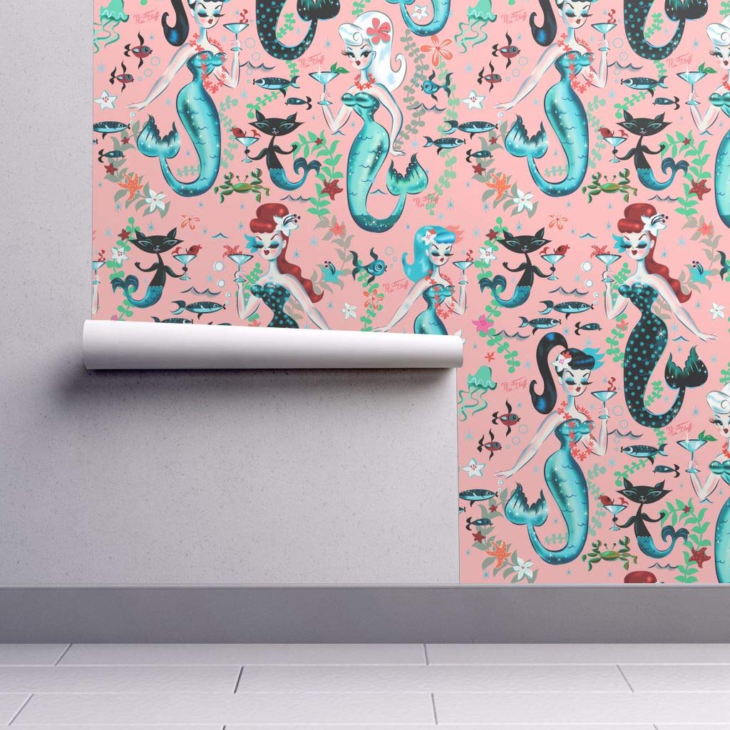Mermaid Peel And Stick - HD Wallpaper 