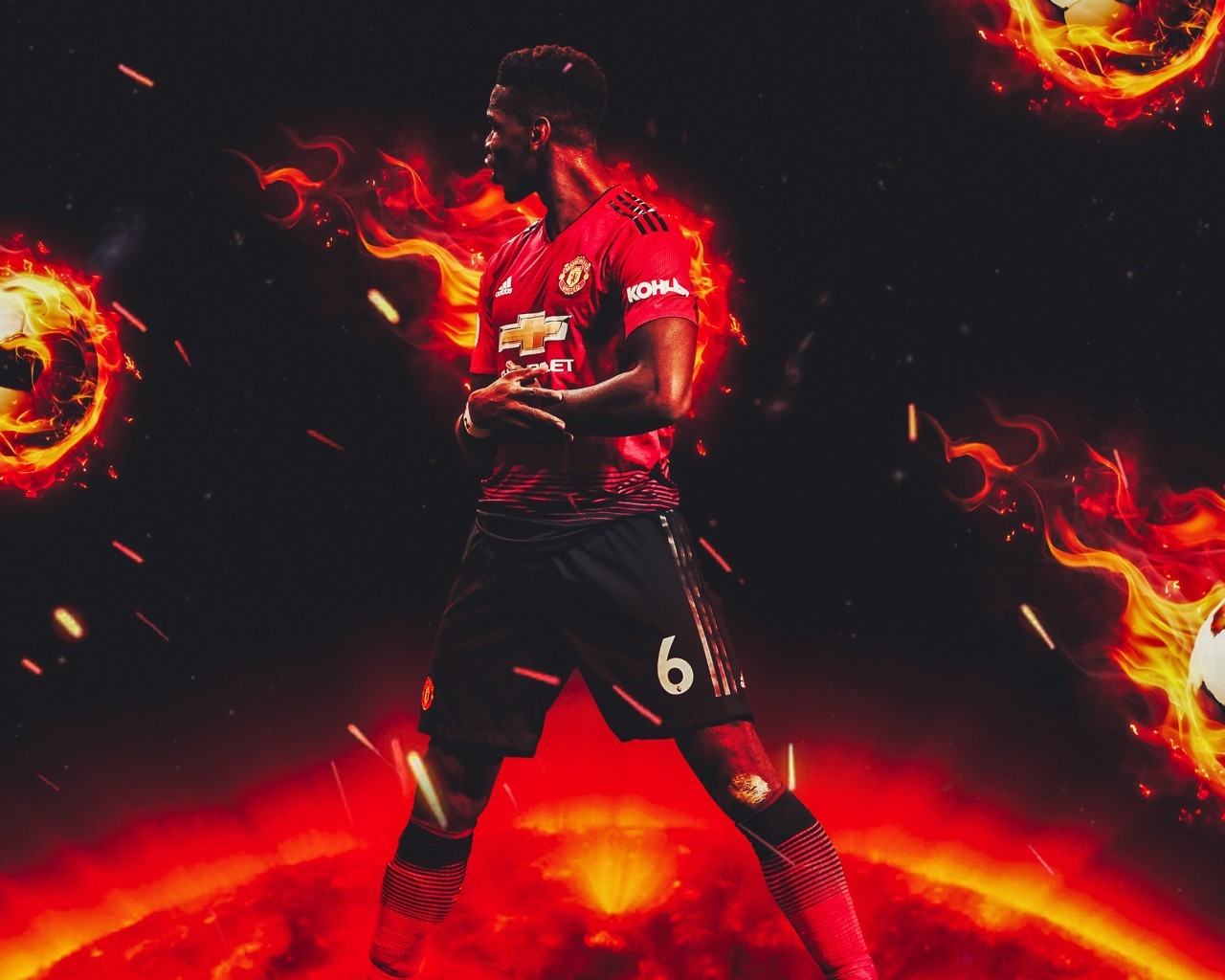 Paul Pogba, Football Player, Manchester United - Paul Pogba Wallpaper Iphone  - 1280x1024 Wallpaper 