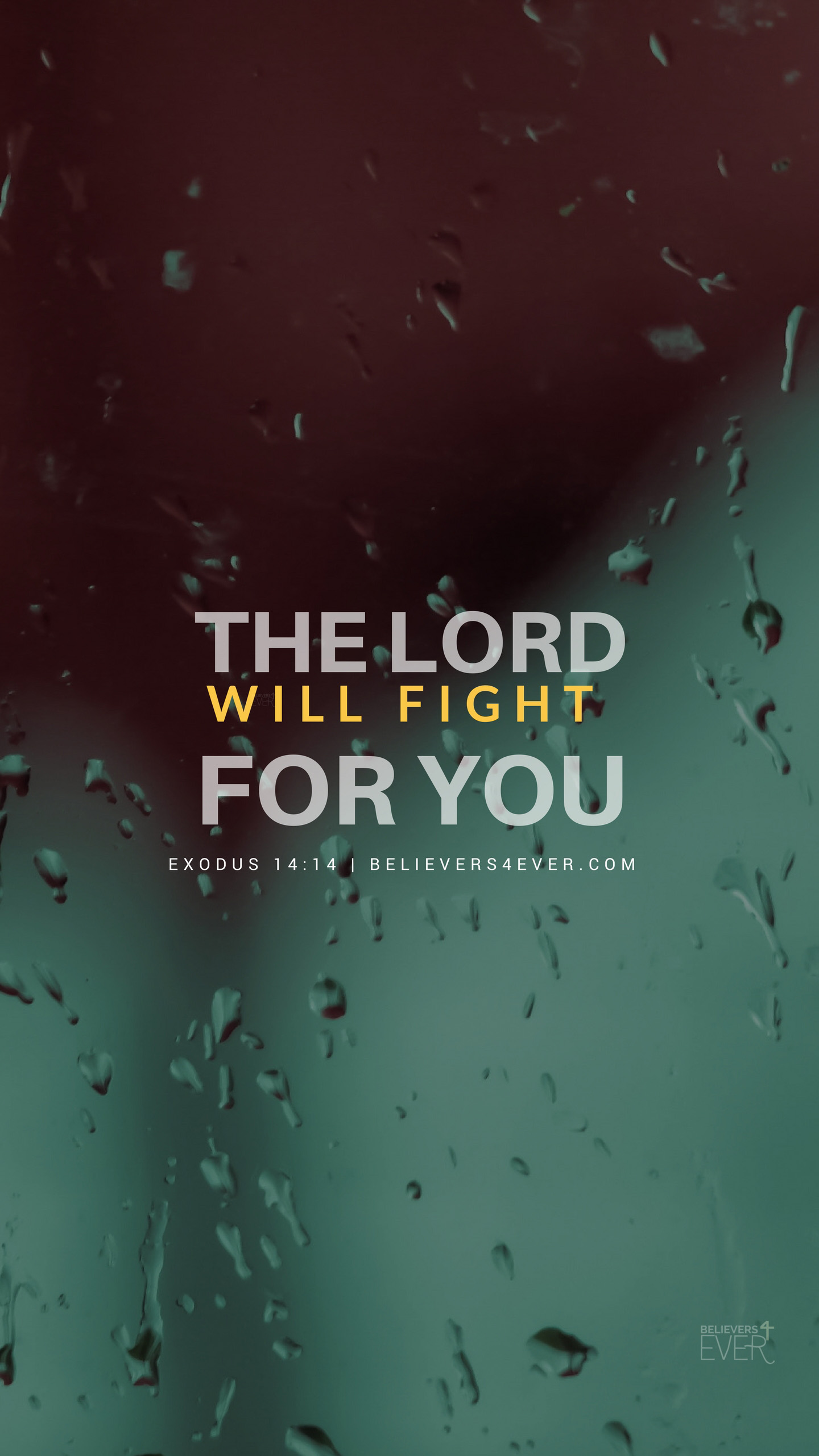 The Lord Will Fight For You Mobile Wallpaper Background - Exodus 14 14 Iphone - HD Wallpaper 
