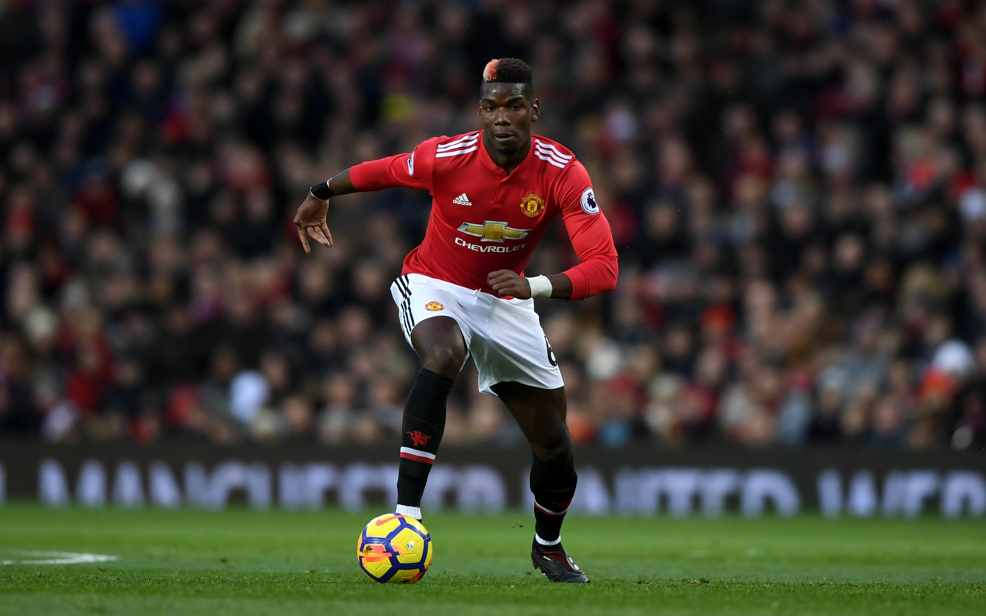 Paul Pogba, 4k, Football Stars, Match, Manchester United, - Paul Pogba Photos Download - HD Wallpaper 